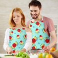 thumbnail image 3 of Pioneer Flower Floral Print Pattern Apron for Women and Men, Cotton Linen Waterproof with Pockets, Adjustable, 33x27 Inch for Kitchen, Gardening, BBQ, Salon, 3 of 6
