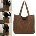 thumbnail image 2 of Women Bag Large Capacity Shoulder Bag Strawberry Underarm Bag Students School Bag Shopping Bag Canvas Handbag Armpit Bag, 2 of 2