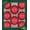 Shiny Christmas Red, variant on Christmas By Krebs Made in The USA Designer Seamless Glass Christmas Ball Ornaments, 2 5/8" (67mm), 8 Pieces