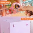 thumbnail image 3 of Caja de almacenamiento con múltiples compartimentos, caja de almacenamiento de plástico multifuncional para escritorio, Mini almacenamiento de arte, joyería, cajón visible para el hogar y la Oficina, 3 of 5