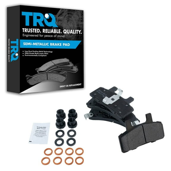 TRQ Front Metallic Disc Brake Pads for Chevy GMC Tahoe Suburban Express Van C/K BFA73561