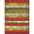 thumbnail image 1 of Unique Loom Outdoor Modern Fleur de Lis Rug 8' x 11' 4 Rectangle Multi/Ivory, 1 of 1