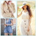 thumbnail image 3 of Guardurnaity 30 Uds. De botones, broche oculto desmontable sin costuras fijas antiexposición, accesorios de ropa de moda sin costura de Metal DIY Ropa, zapatos y accesorios Miscelánea, 3 of 6