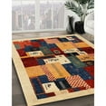 thumbnail image 2 of Ahgly Company Indoor Rectangle Contemporary Yellow Orange Abstract Area Rugs, 3' x 5', 2 of 6