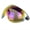 Rainbow, variant on ZPAQI Universal 3-Snap Flip Up Open Face Motorcycle Helmet Visor Lens Shield Sunglass