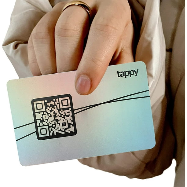 Digital Business Card - Professional and Phone Accessory - NFC Tag & QR  Code - Instantly Share Social Media, 