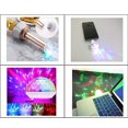 thumbnail image 4 of Teléfono móvil coche USB mini bola mágica de cristal giratoria atmósfera colorida cielo estrellado luz de escenario control de voz Led discoteca dj luz, 4 of 5