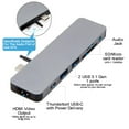 thumbnail image 4 of Concentrador USB-C Hiper 7 en 1 gris, 4 of 5