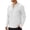 White, variant on Men's Zip up Sun Protection Hooded Jacket UPF 50+ Lightweight Long Sleeve Quick Dry Outerwear for Fishing Hiking M