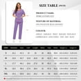 thumbnail image 6 of VIAOLI  Scrub for Women Set Y-neck Scrub Top & Cargo Pants, Breathable, Quick Drying, 6 of 6