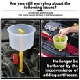 thumbnail image 3 of Aniceparthy 19 PCS No-Spill Coolant Funnel Kit - Radiator Funnel Burping kit,Coolant Bleeder kit,Coolant & Radiator Filler,Extra Funnels and Adapters for Universal Vehicle, 3 of 6