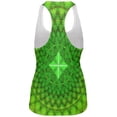 thumbnail image 2 of St Patrick's Day Shamrock Fractal Mandala All Over Womens Work Out Tank Top Multi LG, 2 of 2