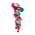 thumbnail image 1 of Inflables navideños de Papá Noel trepador, adorno navideño con luz, decoración navideña para decoración de invierno, jardín y ventana, 1 of 8