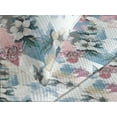 thumbnail image 3 of Ambesonne Floral Quilted Coverlet 2 Pcs, Art Abstract Spring Flowers, Twin Size, Rose Blue Grey and Camel, 3 of 4