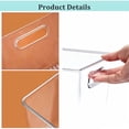 thumbnail image 3 of TechGen Refrigerator Storage Bins, Open-Top Fridge Shelf Organizer Baskets with Handles, Clear Plastic Kitchen Storage Containers, 4-Pack, 3 of 6