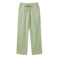 thumbnail image 4 of Pantalones de Cintura Elástica para Hombre Bolsillos de Cordón Sueltos Pantalones Casuales de Tejido Grueso Sobredimensionados para Ropa de Trabajo de Ejercicio Al Aire Libre, 4 of 9