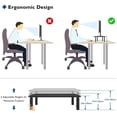 thumbnail image 3 of Soporte para monitor BONTEC, paquete de 2, 3, regulable en altura, 3 of 7