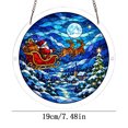 thumbnail image 3 of Aoznliie Christmas Acrylic Puzzle Suncatcher, Stained Glass Style Suncatcher for Window Decor, 7.5 inch Gift for Xmas, Mom, Birthday, Housewarming, 3 of 8