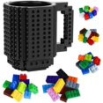 thumbnail image 2 of Juego de juguetes de bloques de construcción con taza de ladrillo para niños, regalo de cumpleaños y Navidad Fokelyi WMZY-834-1, 2 of 8