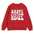 thumbnail image 4 of Zshosam Cute Sweatshirts for Teen Girls Baby Sweat Shirt Long Sleeve, for Boys & Girls,Red 2 Years, 4 of 4