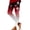 Red, variant on Workout Leggings for Women Christmas Women Casual Fashion Christmas Printed Sports Leggings Casual Yoga Leggings plus Size Leggings Red,M