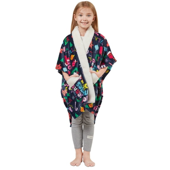 Charter Club Sugar Rush Mommy and Me Cozy Plush Wrap Throw,