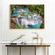 thumbnail image 5 of Paisaje de cascada cuadro sobre lienzo para pared pintura al óleo por números Kit póster para el hogar, 5 of 9