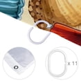 thumbnail image 4 of Shell Waterproof Shower Curtain Set with Hooks, Printed Bathroom Decoration - Shower Curtain Sets, 4 of 5