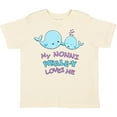 thumbnail image 3 of Inktastic My Nonni Whale-y Loves Me Boys or Girls Toddler T-Shirt, 3 of 5