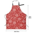 thumbnail image 6 of XMXT 1 Pcs Waterproof Kitchen Cooking Apron, Red Lollipop Candy Hand Drawn Adjustable Aprons for Women Men with Pockets, 6 of 9