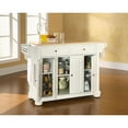 thumbnail image 6 of Crosley Alexandria Natural Wood Top Kitchen Island with Removable Casters, 6 of 6