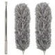 thumbnail image 2 of Plumero telescópico para techos altos y cubiertas | Cepillo para polvo de microfibra extensible 30-100" | Cabezal flexible de 90° | Lavable Reutilizable Extraíble | Muebles, ventilador, coche, 2 of 8