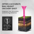 thumbnail image 3 of Golf Tees Plastic Unbreakable Long 3 1/4 inch Cup Bulk Value 24 Pack,Golf Tee Upgrade Low Resistance Cushion Multiple Colors, 3 of 13
