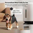 thumbnail image 4 of Petlibro Granary WIFI 2.4g & 5G Automatic Cat & Dog Feeder + 3 Pet Food Desiccant Bags, White, 5-L, 4 of 7