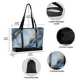 thumbnail image 2 of FORMRS Laptop Tote Bag for Women with 15.6" Computer Compartments Handbag, Abstract Marble Pattern, 2 of 7