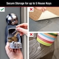 thumbnail image 5 of Master Lock 5400D Key Lock Box - Outdoor Lockbox for House Keys, Realtor Lock Box with Resettable Combination Code, Portable Key Safe Storage for Spare Keys, Hide-A-Key Secure Box, Black, 5 of 6