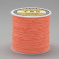 thumbnail image 2 of Nylon Thread Chinese Knotting Cord Dark Orange 0.8mm about 109.36 yards(100m)/roll, 2 of 3