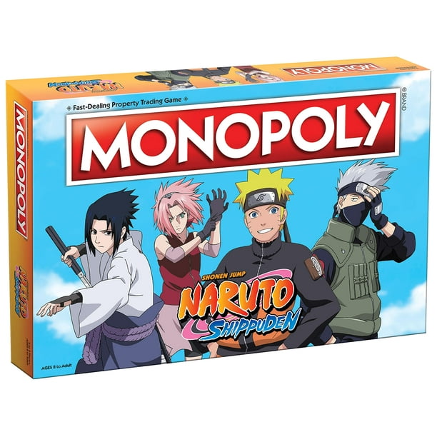Juego de mesa USAOPOLY Monopoly Naruto Collectible Edition
