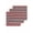 Black Red, variant on Blue Brown Stripes Kitchen Dish Towels for Drying Dishes Set of 3, Abstract Geometric Ombre Wave Stripe Waffle Weave Microfiber Terry Hand Tea Bathroom Towels Quick Dry & Absorbent Towel 12x12