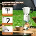 thumbnail image 6 of 9 Cup Aluminum Espresso Stovetop Moka Pot Express Coffee Maker Percolator Italian Classic Mocha Coffee Machine for Italian and Cuban Cafe Brewing for Home and Camping 450ml 15oz, 6 of 7