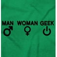 thumbnail image 2 of Man Woman Geek Geeky Cute Nerdy Gamer Long Sleeve TShirt Men Women Brisco Brands S, 2 of 6