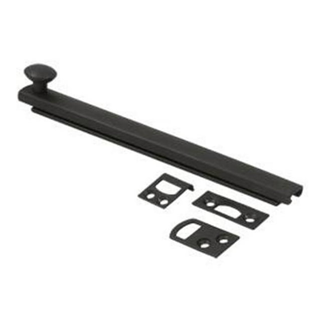 Boulon de Surface Robuste de 6 Po avec Vis Dissimulée&44; Bronze Frotté à l'Huile - Solide