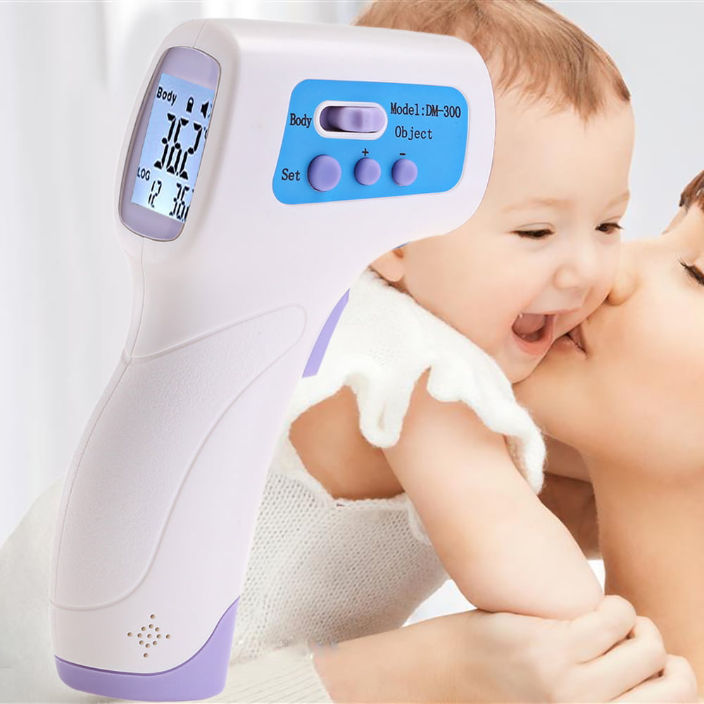 W thermometer Home Electronic Thermometer Non all English models Contact Thermometer Human Infrared Thermometer Children s Temperature Gun,A,DM300 
