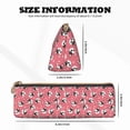 thumbnail image 4 of Xecao French Bulldog Face Print Leather Pencil Case -Stationery Bag Pen Holder for Work & Office, 4 of 5