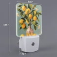 thumbnail image 2 of Sikiie Retro Warm Lemon Flower Led Night Light, Warm White,Cool White Lights for Bathroom,Hallway,Bedroom, Kids Room-UK, 2 of 7