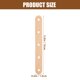 thumbnail image 5 of FELTECHELECTR 50 palitos de madera natural para manualidades, con agujeros para manualidades (color natural), 5 of 5