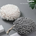 thumbnail image 6 of Hand Wipe Ball *4 Absorbent Hanging Hand Towel Plush Towel 6.8 Inch Set of 4 Pcs for Kitchen & Bathroom Soft & Gentle Towel, 6 of 8