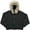 Solid Black, variant on Womens Hooded Jacket Y2k Goth Zip Up Hoodie Graphic Sweatshirt Emo Grunge Streetwear