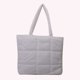 thumbnail image 5 of Bolso Mano Acolchado para Mujer Bolso Hobo Plumón Bolso Axila Acolchado Bolso Invierno Suave (blanco), 5 of 9