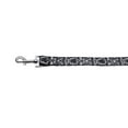 thumbnail image 3 of Pet Dog  Cat Nylon Collar or Leash, "Fancy Black and White", 3 of 3
